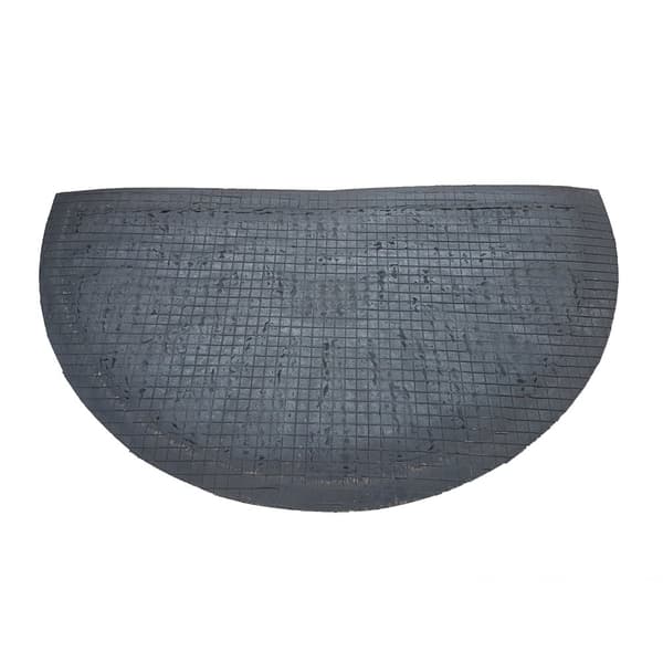 40 x 70 cm - puolipallo kumi/kookos