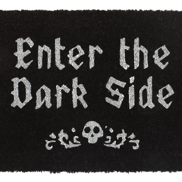 Something Different Enter The Dark Side Coir Door Mat