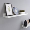 Miniatyrbillede 6 af 7: Rootz flydende hyldersæt - Alsidigt - Bygget til at holde - Designet til fotos - Beslagstaske - Børnebøger - 2 blanke - E1 klasse MDF-højglans lak - H
