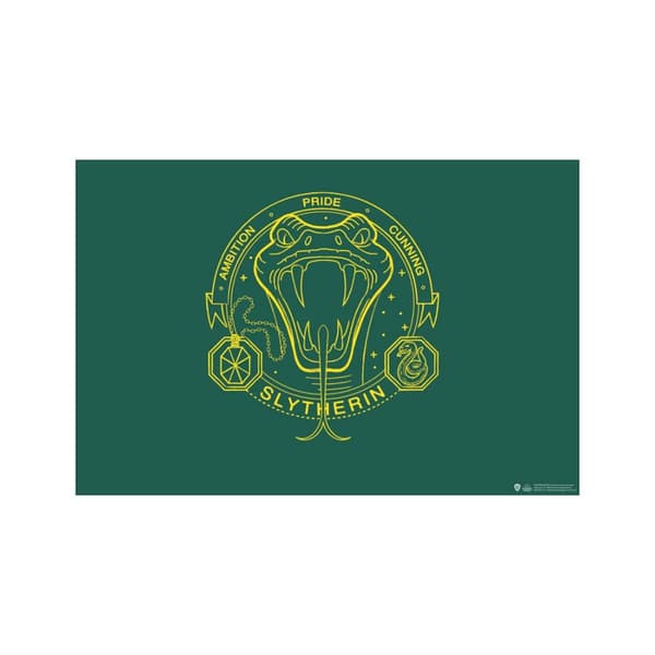 Wizarding World - Harry Potter - Dörrmatta - Slytherin 45x75cm
