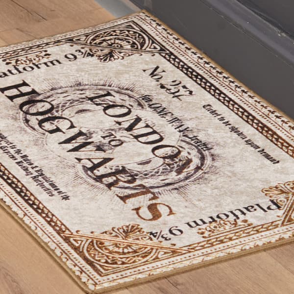 Wizarding World - Harry Potter - Dörrmatta - Biljett Hogwarts Express 45x75cm