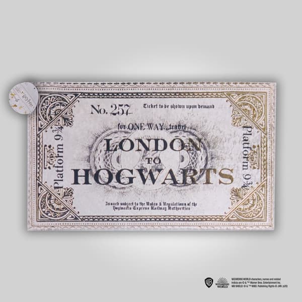 Wizarding World - Harry Potter - Dörrmatta - Biljett Hogwarts Express 45x75cm