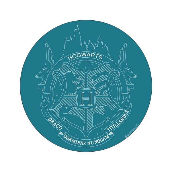 Wizarding World - Harry Potter - Dörrmatta - Hogwarts magi 120x120cm