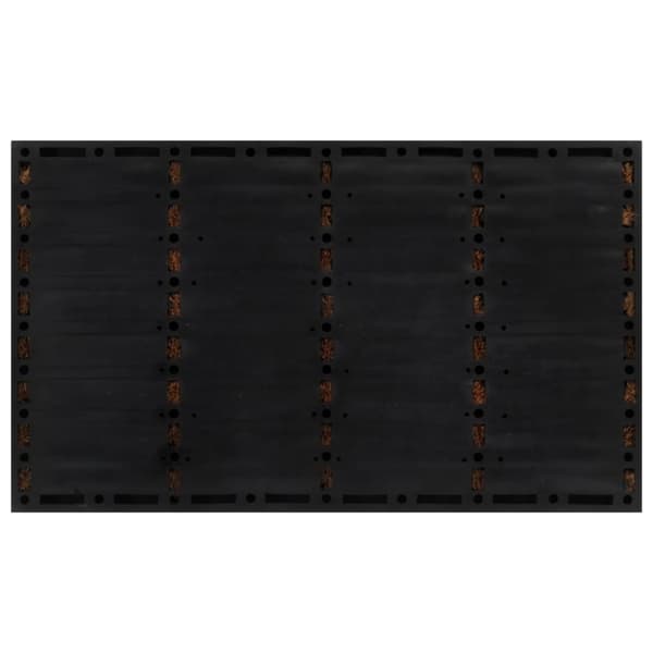 vidaXL dørmåtte 45x75 cm rektangulær gummi og coir