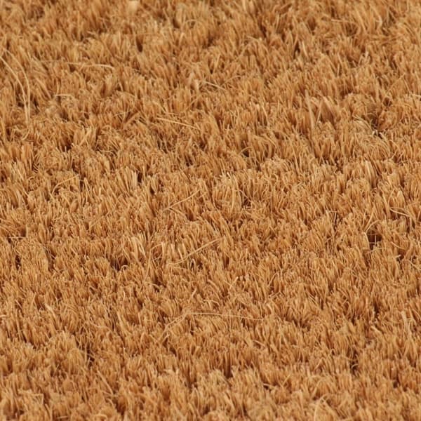 vidaXL Dørmatte naturlig 65x100 cm tuftet kokosfiber