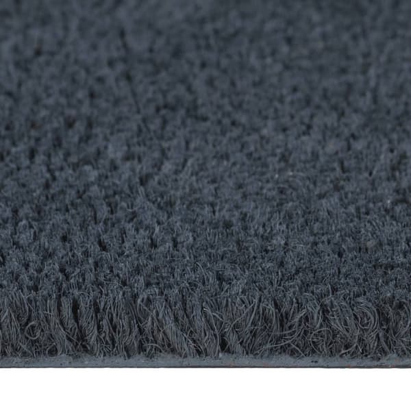vidaXL Dørmatte mørkegrå 100x300 cm tuftet kokosfiber