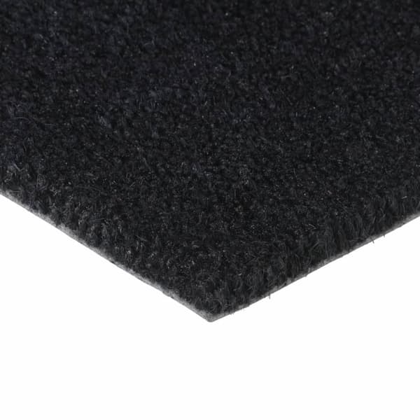 vidaXL Dørmatte svart 50x80 cm tuftet kokosfiber