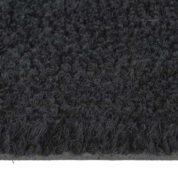 vidaXL Dørmatte svart 50x80 cm tuftet kokosfiber