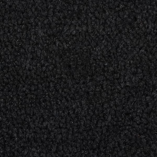 vidaXL Dørmatte svart 50x80 cm tuftet kokosfiber