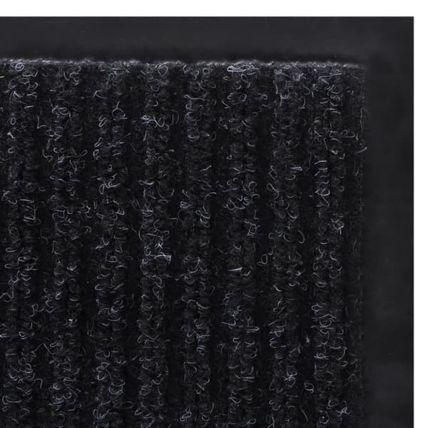 dørmåtte PVC 120 x 180 cm sort