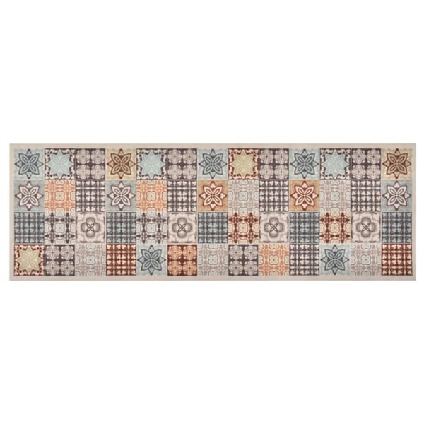 Köksmatta maskintvättbar mosaik 60x180 cm