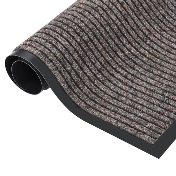 dørmåtte 80x120 cm stribet beige
