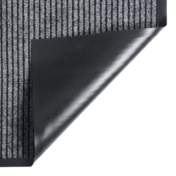 dørmåtte 80x120 cm stribet grå