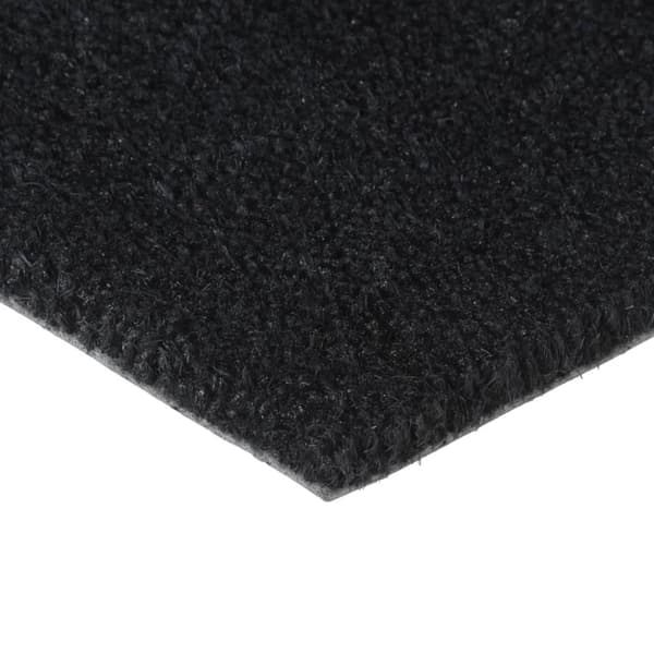 vidaXL Dørmatte svart 90x150 cm tuftet kokosfiber