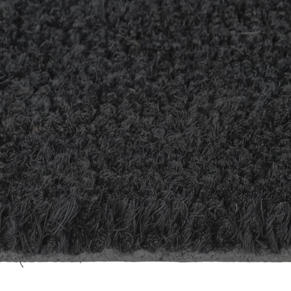 vidaXL Dørmatte svart 90x150 cm tuftet kokosfiber