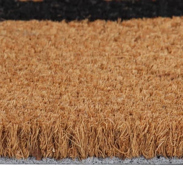 vidaXL dørmåtte 45x75 cm tuftet coir naturfarvet