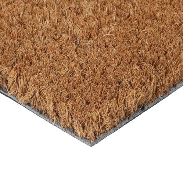 vidaXL dørmåtte 45x75 cm tuftet coir naturfarvet
