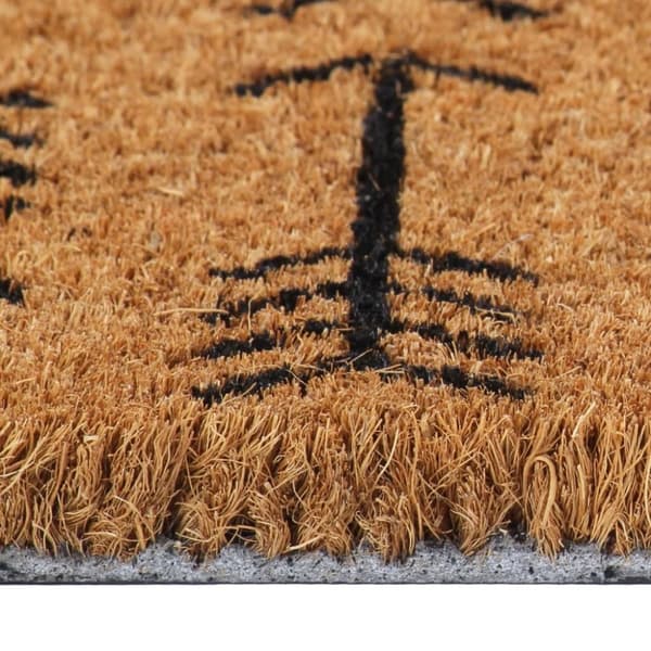 vidaXL dørmåtte 45x75 cm tuftet coir naturfarvet