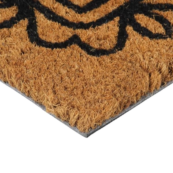 vidaXL dørmåtte 45x75 cm tuftet coir naturfarvet