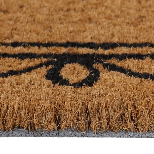 vidaXL dørmåtte 45x75 cm tuftet coir naturfarvet