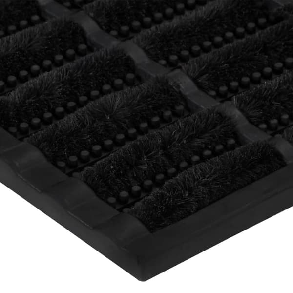 vidaXL Dørmatte rektangulær 40x60 cm gummi og kokosfiber