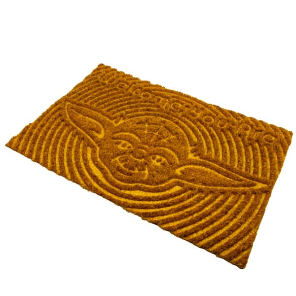 Star Wars Welcome You Are Embossed Yoda Door Mat