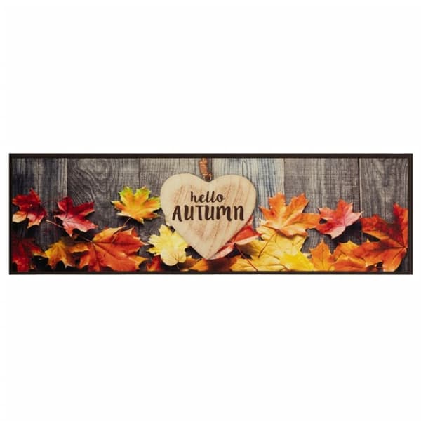 vidaXL Keittiön pestävä matto Autumn 45x150 cm sametti