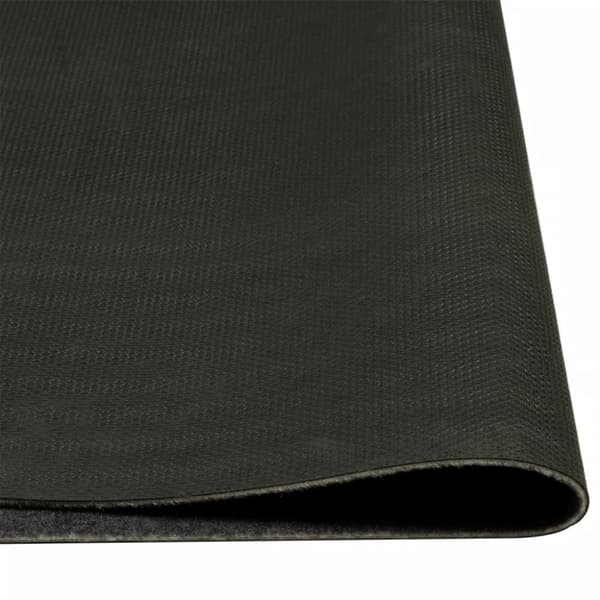 vidaXL Kjøkkenteppe vaskbar Wine grå 60x300 cm fløyel