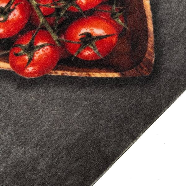 vidaXL Köksmatta maskintvättbar text Cooking 45x150 cm sammet