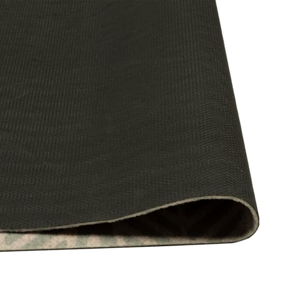 vidaXL Kjøkkenteppe vaskbar Leaves 60x300 cm fløyel