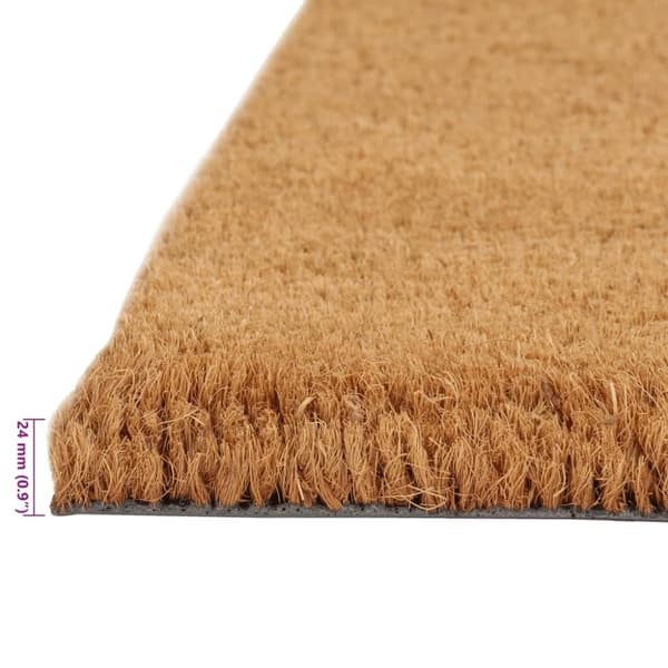 vidaXL Dørmatter 2 stk naturlig 40x60 cm tuftet kokosfiber