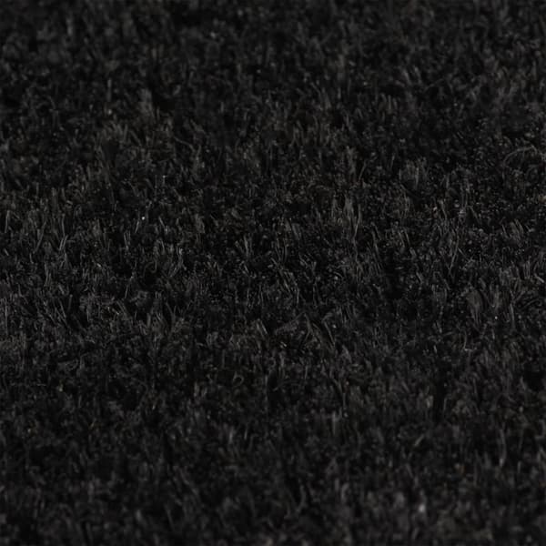 vidaXL dørmåtte 100x300 cm tuftet coir sort