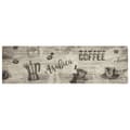 Miniatyrbild 2 av 5: Köksmatta maskintvättbar kaffe grå 45x150 cm sammet