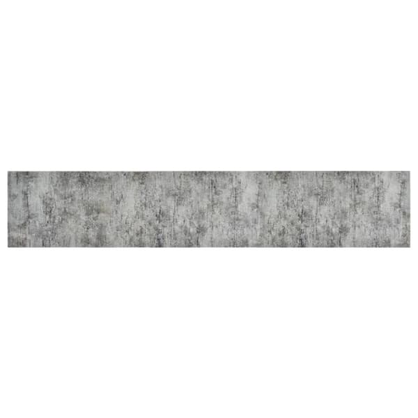 køkkentæppe 60x300 cm betondesign vaskbart velour
