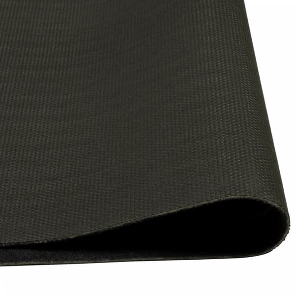 køkkentæppe 60x180 cm kaffekop-design vaskbart velour sort