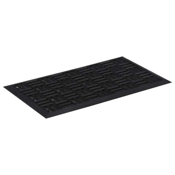 dørmåtte 45x75 cm rektangulær gummi