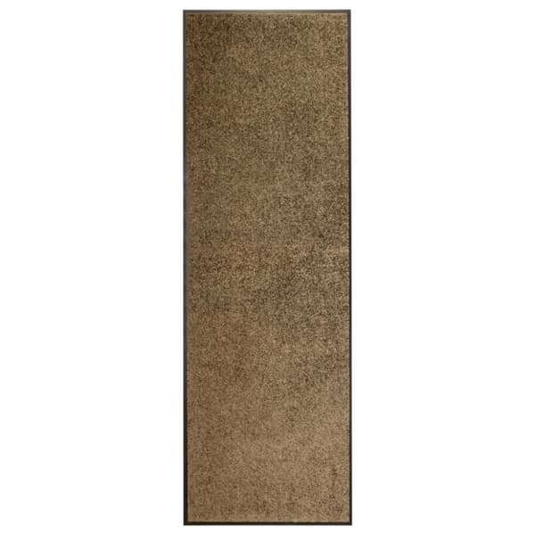 vidaXL Ovimatto pestävä ruskea 60x180 cm -  Kynnysmatot