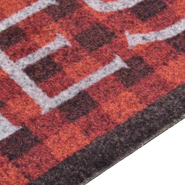 vidaXL køkkenmåtte 60x180 cm vaskbar tomattryk - Dørmåtter