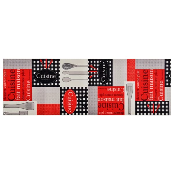 vidaXL Köksmatta maskintvättbar cuisine 45x150 cm -  Dörrmattor