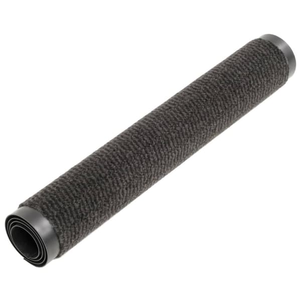 vidaXL Kuramatot 2 kpl suorakulmainen nukkapinta 80x120 cm musta - Kynnysmatot