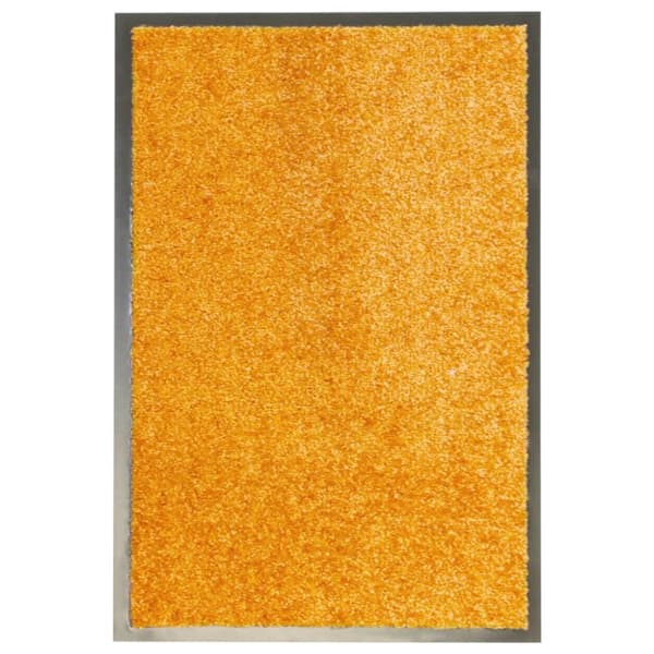 The Living Store vaskbar dørmåtte 40x60 cm orange - Dørmåtter