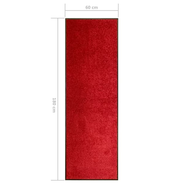Kynnysmatot - Living Ovimatto pestävä punainen 60x180 cm