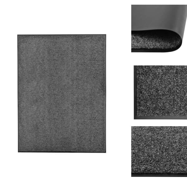 Dörrmattor - Living Dörrmatta tvättbar antracit 90x120 cm