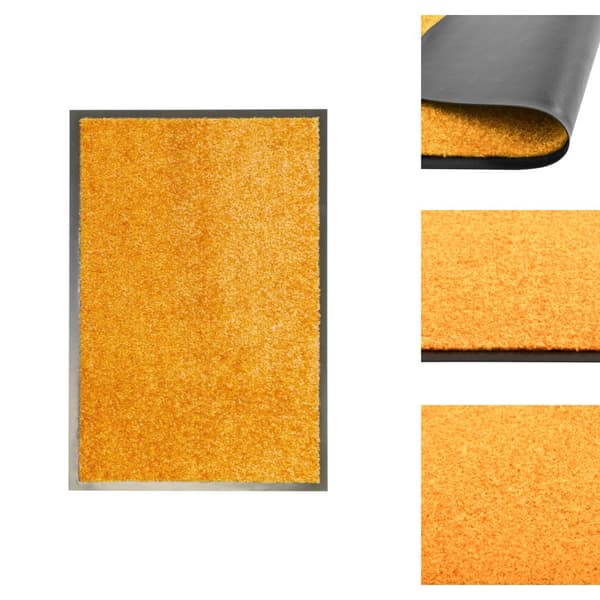 Dørmåtter - Living vaskbar dørmåtte 40x60 cm orange