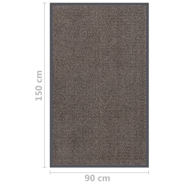 Dörrmattor - Living Dörrmatta tuftad 90x150 cm mörkbrun