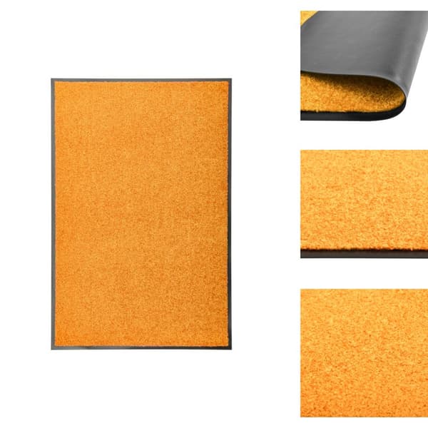 Dörrmattor - Living Dörrmatta tvättbar orange 60x90 cm