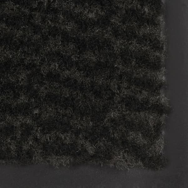 Dørmåtter - Living måtte med støvkontrol rektangulær tuftet 80 x 120 cm sort