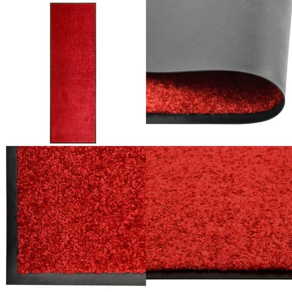 Ovimatto pestävä punainen 60x180 cm - Ovimatto - Ovimatot - Home & Living