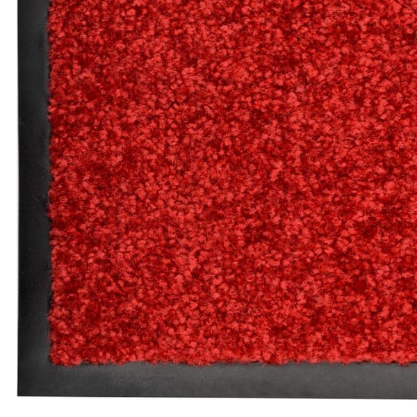 Ovimatto pestävä punainen 60x90 cm - Ovimatto - Ovimatot - Home & Living
