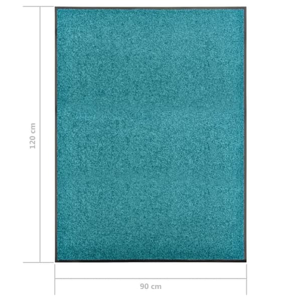 Ovimatto pestävä sinivihreä 90x120 cm - Ovimatto - Ovimatot - Home & Living